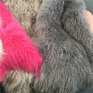 カスタムカラー本物のシープスキン長い髪ラムファー装飾ラグ - Product Image 6