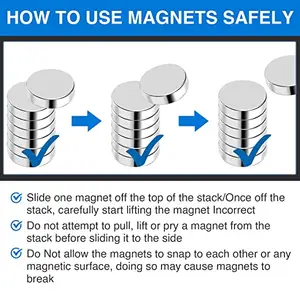 Magneti per frigorifero iman piccoli magneti per dischi 5x2 magneti al neodimio per materiali magnetici industriali