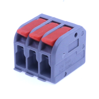 Connecteur rapide compact fil-fil 222-2604 pour boîte de jonction et câblage industriel, connecteur de raccordement réutilisable 32A