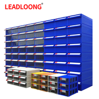 Leadloong F1 blanco 6 uds caja de almacenamiento de escritorio de plástico 80*95*50MM/7*3,7*2 pulgadas cajones organizadores apilables