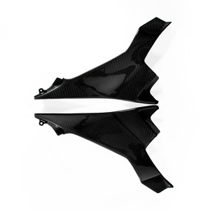 Moto 100% Latéral En Fiber de carbone carénage Couverture Pour <span class=keywords><strong>Ninja</strong></span> <span class=keywords><strong>400</strong></span> <span class=keywords><strong>2019</strong></span> vitreux noir - Product Image 1