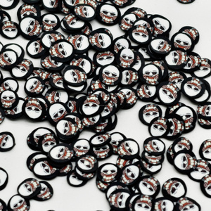Pâte polymère KingCh pour Halloween, à cuire au four, pâte à <span class=keywords><strong>modeler</strong></span> souple, assortiment de couleurs (citrouille, orange, noir) pour bijoux DIY, breloques pour boucles d'oreilles et artisanat - Product Image 1