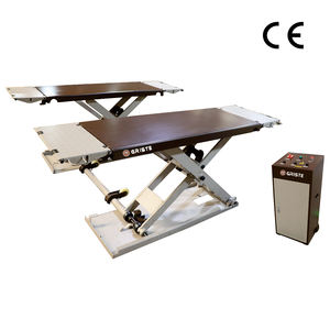 3000kg gunting angkat tengah silinder <span class=keywords><strong>CE</strong></span> 2 kustom Lift mobil untuk sasis mobil lebih panjang - Product Image 3