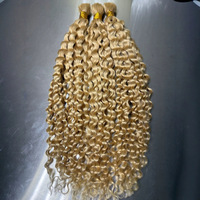Extensions de cheveux bouclés en vrac sans trame, cheveux vietnamiens bruts non traités, cheveux humains ondulés pour tressage
