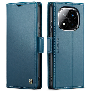 Porte-cartes en cuir magnétique à rabat pour Redmi Note 14 Pro Plus + 5G <span class=keywords><strong>4G</strong></span> étui avec protection RFID antichoc Funda - Product Image 3