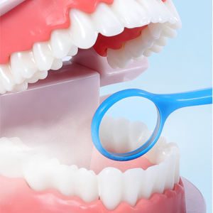 Specchio orale in plastica monouso colorato per esame dentale - Product Image 6