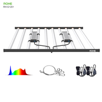ROHE-Barre lumineuse de culture LED IR à spectre complet de 1200 watts pour plantes d'intérieur, lampe de culture hydroponique à haut rendement personnalisable, bricolage