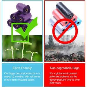 Chaleco Ecológico Portátil y Degradable para Recoger Excrementos de Perro con Bolsa de Residuos Reforzada Hecha de Plástico Duradero para la Eliminación de Desechos de Mascotas - Product Image 3