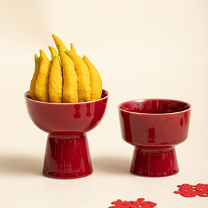 Platos de Cerámica para Frutas, Redondos, de Porcelana, Decoraciones para Mesa de Boda o Año Nuevo Chino - Product Image 2