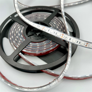 Fita de <span class=keywords><strong>LED</strong></span> flexível SMD5050 <span class=keywords><strong>RGB</strong></span> com luva IP68 120leds/m DC12/24V de alta qualidade - Product Image 4