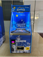 Machine de jeu à monnayeur MAKER bleue/noire avec fonction bonus, machine de jeu d'arcade à monnayeur