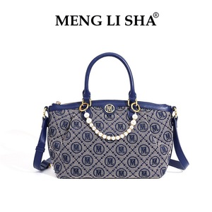 Menglisha/드림 리사 정품 자카드 스타 다이아몬드 패션 조커 숙녀 미라/만두 가방 지퍼 방수 폴리에스터 - Product Image 5