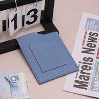 Porte-passeport incliné en cuir PU, étui portable pour cartes de crédit et argent, pochette créative pour cartes d'identité pour homme et femme, idéal pour les voyages
