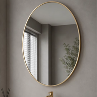 Miroir LED intelligent éclairé mural pour salle de bain, anti-buée, interrupteur tactile, intensité réglable, 3 températures de couleur, IP44 CE