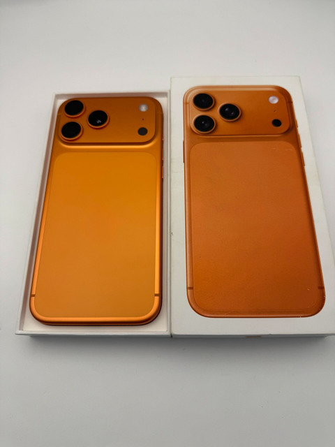 2025 New 17 Pro Max Orange 5G Smartphone, Single SIM + ESIM, High- Camera Phone, AI Support