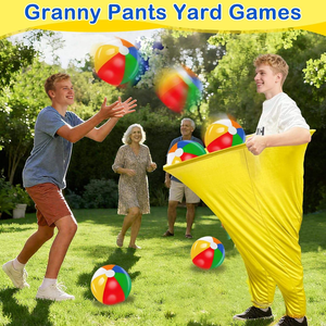 Outdoor-Familien-Geburtstagsparty Garten-Getreue-Treffen Erwachsenen-Outdoor-Wurfspiele Granny Pants Gartenspiel Reunion - Product Image 3
