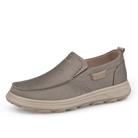 Mocassins Homme à Bout Rond, Tige en Maille, Semelle Intermédiaire en PU, Semelle Extérieure en Caoutchouc, Légers, Résistants à l'Usure, Coutures, Chaussures Décontractées Printemps
