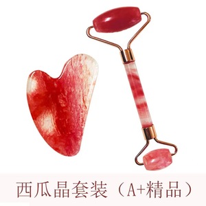 หินคริสตัลบำบัดสำหรับใบหน้ากัวชา,หินควอตซ์ Gua Sha Masaj ขนาดใหญ่คริสตัลแบบธรรมชาติ - Product Image 6