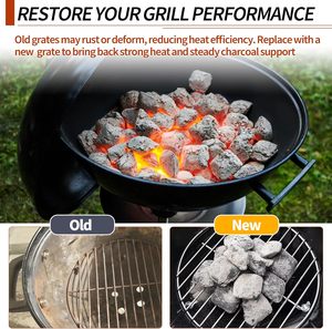 <span class=keywords><strong>Grille</strong></span> à charbon de bois pour <span class=keywords><strong>barbecue</strong></span> <span class=keywords><strong>Weber</strong></span>, <span class=keywords><strong>grille</strong></span> <span class=keywords><strong>ronde</strong></span> en acier robuste, emballage pour vente par correspondance - Product Image 3