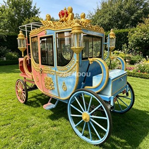 Elegante Carruaje Real de Princesa Cenicienta, Carroza de Boda en Venta - Product Image 6