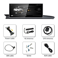 Nuevo sistema multimedia inalámbrico para automóvil con Android AUTO y CarPlay, pantalla de 12.3 pulgadas para Audi A6 A7 C7, reproductores de video para automóvil