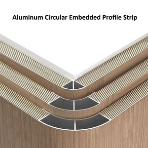 Staffa angolare di estrusione di alluminio parete angolo piastrelle di bordo profili piegatura/taglio/saldatura servizi inclusi - Product Image 4