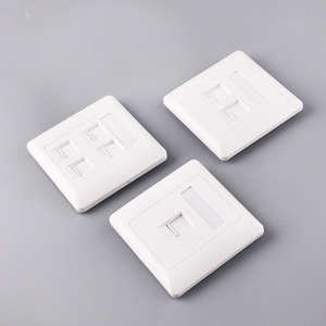 Panel <span class=keywords><strong>de</strong></span> <span class=keywords><strong>Red</strong></span> Tipo 86, Placa <span class=keywords><strong>de</strong></span> <span class=keywords><strong>Red</strong></span> para Pared, <span class=keywords><strong>Toma</strong></span> <span class=keywords><strong>de</strong></span> <span class=keywords><strong>Red</strong></span> Ethernet <span class=keywords><strong>RJ45</strong></span>, Placa Frontal <span class=keywords><strong>de</strong></span> 86x86mm, <span class=keywords><strong>Doble</strong></span> Puerto - Product Image 2