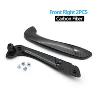 Kit de poignée de porte intérieure avant gauche droite en fibre de carbone 2 pièces pour Renault Megane 3 MK3 Fluence 2008-2016 809540001R