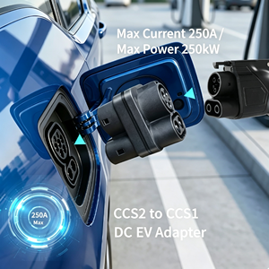 Eondrive Nuevo Adaptador para Vehículos Eléctricos de 250A 1000V, CCS1 a CCS2, Adaptador de Carga Rápida DC para Vehículos Eléctricos, IP54 Impermeable, Conductor de Aleación de Cobre - Product Image 5