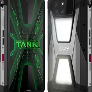 Smartphone robuste 5G LTE Unihertz 8849 Tank 3S, Android 14 OS, caméra de vision nocturne, projecteur, 12 Go + 256 Go, 15600 mAh, IR, CDMA, GSM, IP68 - Product Image 1