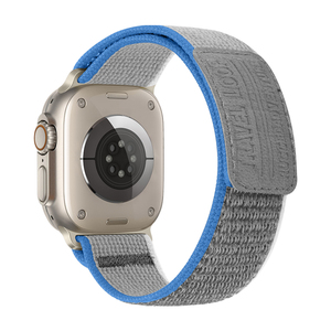 Bracelet de montre en nylon tressé Upro OEM personnalisé avec étiquette en cuir pour Apple Watch S11 10 9 Ultra 3 38-49mm - Product Image 4