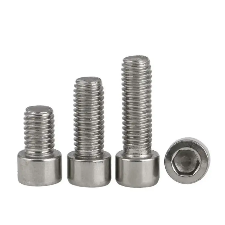 M1.6 M2 M2.5 M3 M3.5 M4 M5 M6 M8 GB70.1 A4-70 316 Aço Inoxidável Hexágono Hex Soquete Smooth Cap Head Allen Parafuso Parafuso Parafuso Fastener