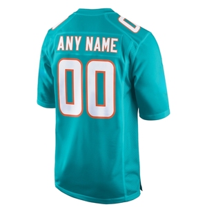 Pitch Blue Miami Jersey sepak bola Amerika dijahit Tua Tagovailoa actane Tyreek Hill Jersey untuk pria pemuda - Product Image 2