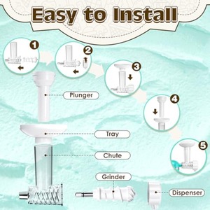 Accessoire pour crème glacée molle et sorbet sans produits laitiers pour batteur sur socle <span class=keywords><strong>KitchenAid</strong></span>, pour gelato aux fruits sain, sorbet, installation facile, sans pré-refroidissement - Product Image 4