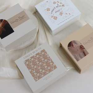 Low MOQ Recycled Material Jewelry Gift <b>Box</b> with Glossy Lamination for Eco-Friendly Paper Packaging - Product Image 3