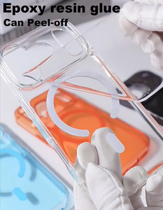 Étui rigide transparent avec aimant pour <span class=keywords><strong>iPhone</strong></span> 17 16 15 14 <span class=keywords><strong>13</strong></span> 12 Air Pro Max – Personnalisable et vente en gros - Product Image 4