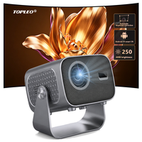 Projecteur intelligent portable Android Topleo Mini 4k hd A10 Cinema, projecteur vidéo natif pour films