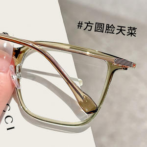 Montura de gafas retro cuadradas 8153, montura completa con protección contra la luz azul para mujer, lentes de PC, origen Danyang - Product Image 2