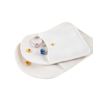 Bolsa de Terciopelo Suave de Alta Calidad para Joyería, Bolsa de Maquillaje Pequeña Personalizada con Logotipo - Product Image 6