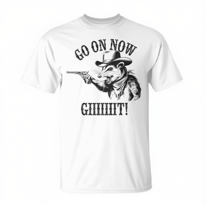 Camiseta Go On Now Git Vintage Cowboy Opossum Country Western - Product Image 2