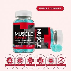 Gummies Musculaires HDK – Gummies Protéinés et de Récupération Personnalisables OEM/ODM pour Athlètes, Culturistes et Personnes à Vie Active - Product Image 6