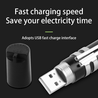 Dernier modèle de lampe de poche laser Pointeur de chat Affichage de puissance Lampe de poche infrarouge rechargeable par USB Jouet chaton multifonctionnel