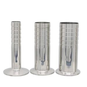 Sanitär Tri Clamp Extended Gummis ch lauch Barb 100mm Long Tail Stacheldraht adapter SS304 SS316L Edelstahl - Product Image 1