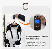 Exosquelette léger à usage quotidien, auto-adaptatif par IA, avec matériaux respirants, étanche IP54, assistance réglable sur 6 niveaux