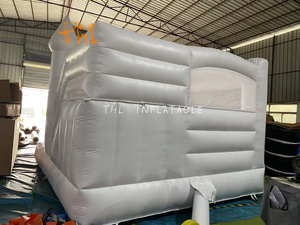 <span class=keywords><strong>Castillo</strong></span> Inflable Comercial Blanco, Casa de Brinco Inflable, Globo Inflable para Bodas - Product Image 4