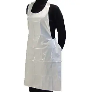 一次性围裙餐厅独立包装口袋卫生防护PE围裙
