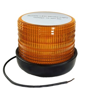 Luz de Baliza LED Giratoria Intermitente, Luz de Advertencia de Seguridad, Lámpara de Advertencia Estroboscópica Ámbar con Tornillo para Montacargas, Tractor, Camión, Autobús - Product Image 2