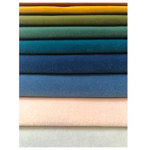 SIC Sofa Cloth V015 Royal Velvet 92% Polyester Brushed Sueded Velvet Fabric For Upholstery