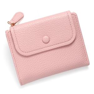<b>Cute</b> Candy Color PU Leather Women Short Wallet Coin <b>Purse</b> Multi Card Holder Compact Mini Wallet for Girls - Product Image 4