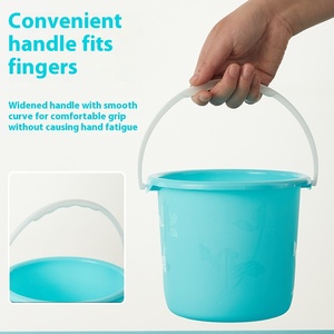 Petit seau utilitaire polyvalent pour fournitures d'<span class=keywords><strong>art</strong></span> plastique découvert pour le rangement de la pêche des jouets de plage pour le lavage des stylos - Product Image 3